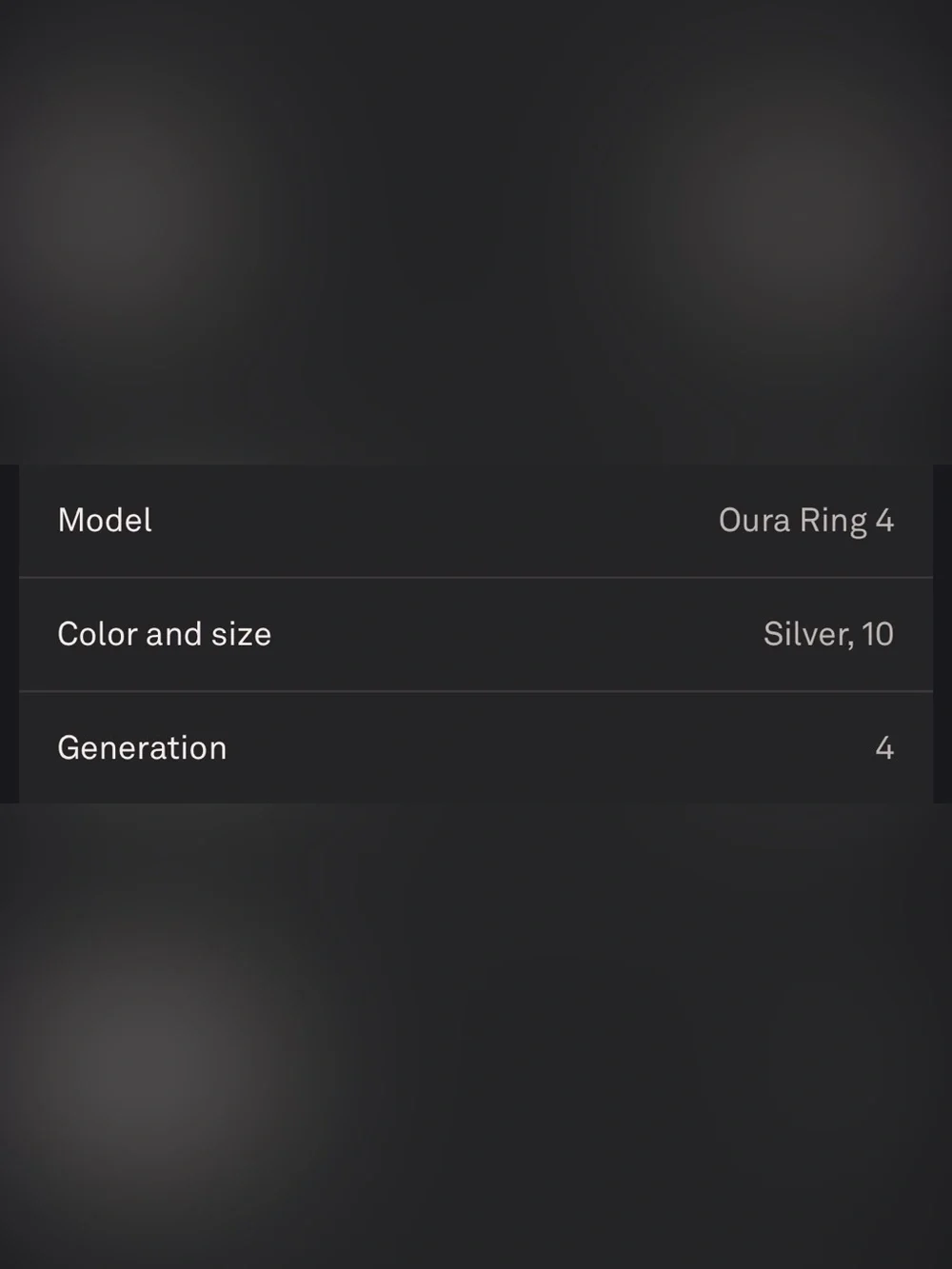 Oura Ring 4 Silver